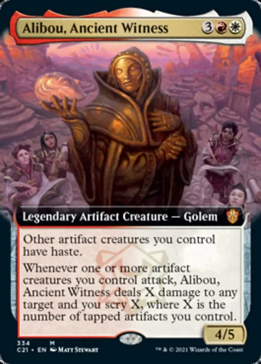 Alibou Ancient Witness (Extended Art) [Commander 2021] - MTG Single