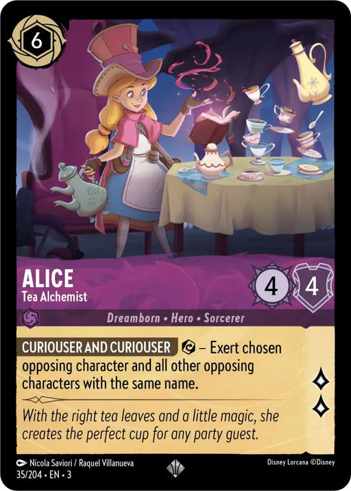 Alice - Tea Alchemist (35/204) [Into the Inklands] - Lorcana Single