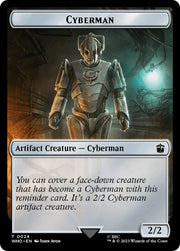 Alien // Cyberman Double-Sided Token [Doctor Who Tokens] - MTG Single