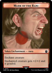 Alien // Mark of the Rani Double-Sided Token [Doctor Who Tokens] - MTG Single