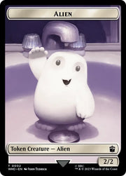 Alien // Mark of the Rani Double-Sided Token [Doctor Who Tokens] - MTG Single