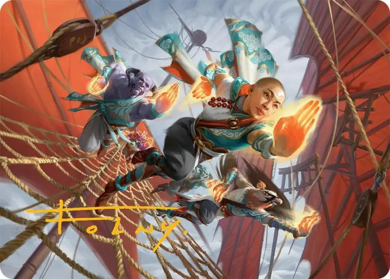Aligned Heart Art Card (52/54) (Gold-Stamped Signature) [Tarkir: Dragonstorm Art Series]