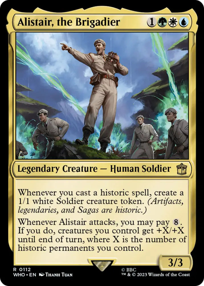 Alistair the Brigadier [Doctor Who] - MTG Single
