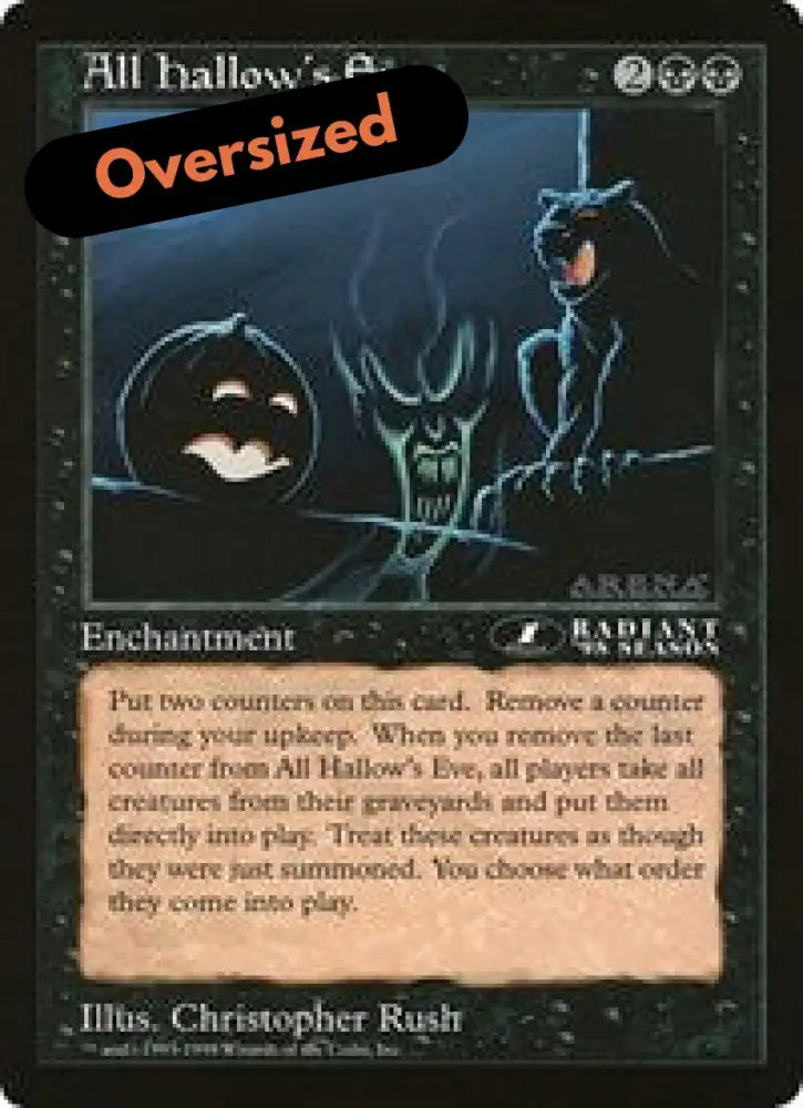 All Hallow’s Eve (Oversized) [Oversize Cards] - MTG Single