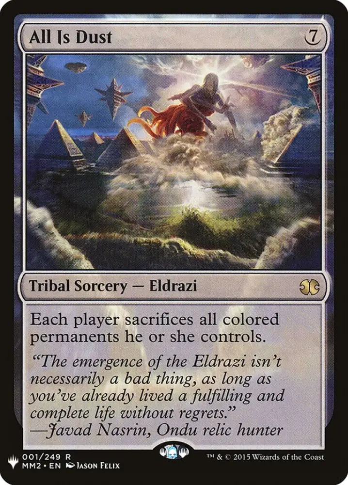 All Is Dust [Mystery Booster] - MTG Single