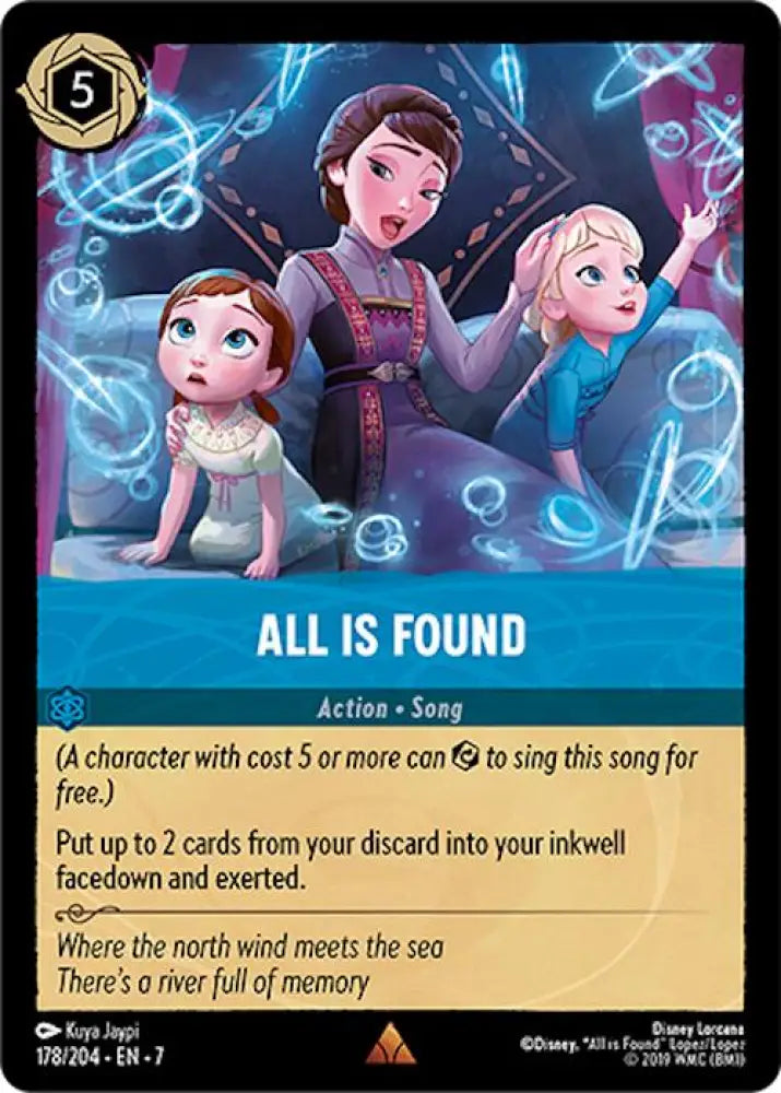 All Is Found (178/204) [Archazia’s Island] - Lorcana Single