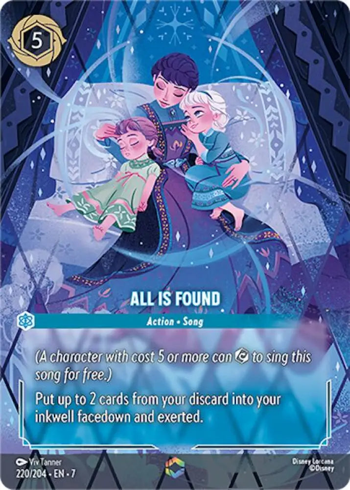 All Is Found (Enchanted) (220/204) [Archazia’s Island] - Lorcana Single
