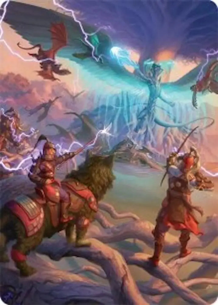 All-Out Assault Art Card (50/54) [Tarkir: Dragonstorm Art Series]