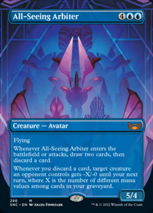 All-Seeing Arbiter (Borderless Alternate Art) [Streets of New Capenna] - MTG Single