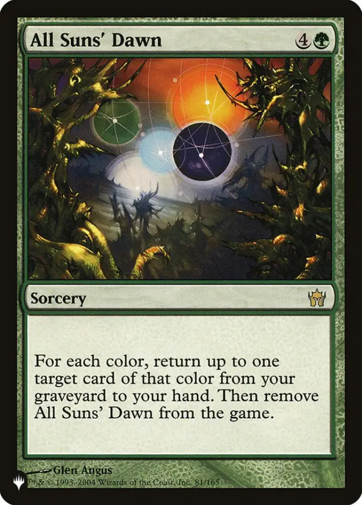 All Suns’ Dawn [The List] - MTG Single