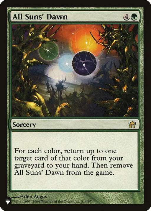 All Suns’ Dawn [The List] - MTG Single