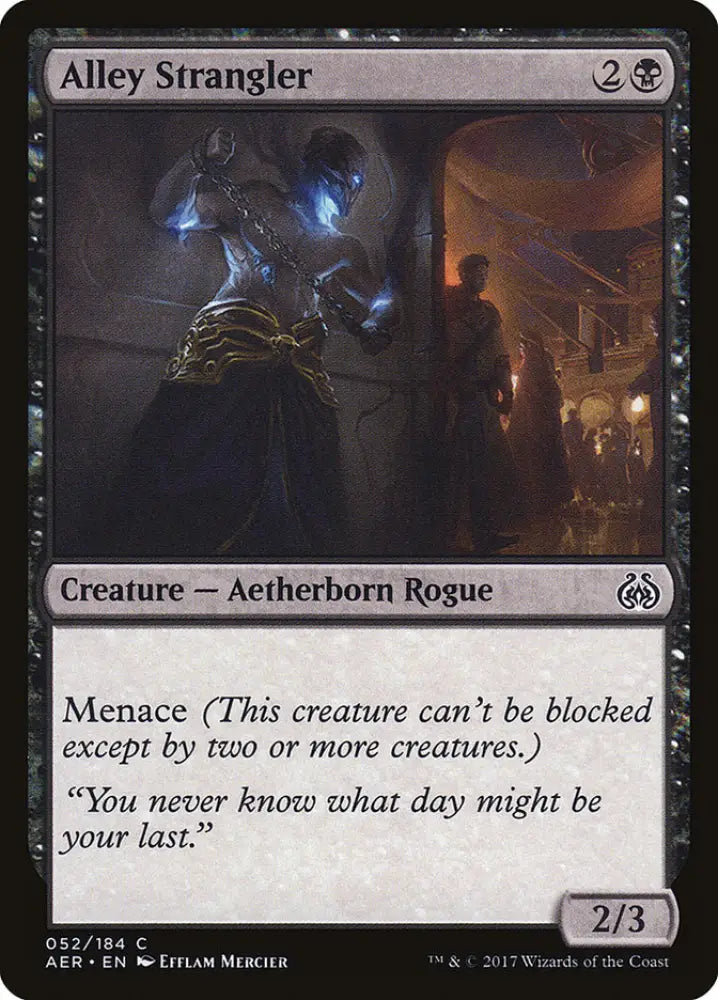 Alley Strangler (Intro Pack) [Aether Revolt Promos] - MTG Single