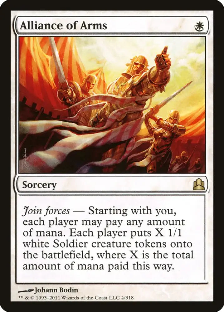 Alliance of Arms [Commander 2011] - MTG Single