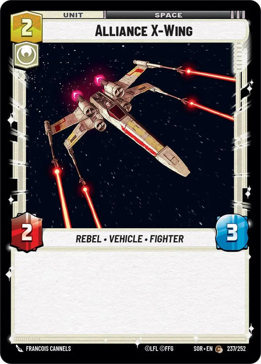 Alliance X-Wing (237/252) [Spark of Rebellion] - Star Wars: Unlimited Single