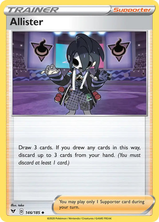 Allister (146/185) [Sword & Shield: Vivid Voltage] - Pokemon Single