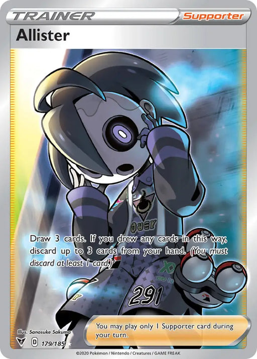 Allister (179/185) [Sword & Shield: Vivid Voltage] - Pokemon Single