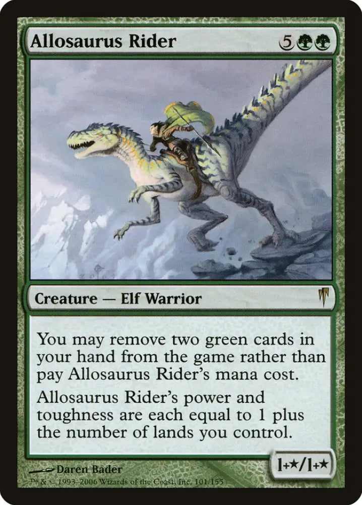 Allosaurus Rider [Coldsnap] - MTG Single