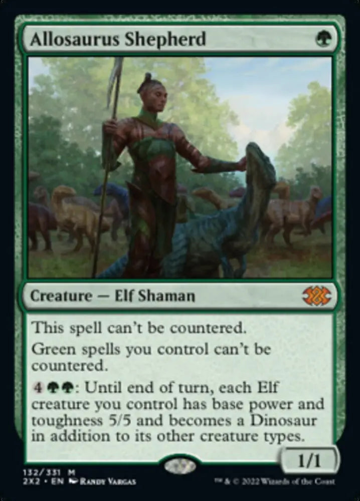Allosaurus Shepherd [Double Masters 2022] - MTG Single