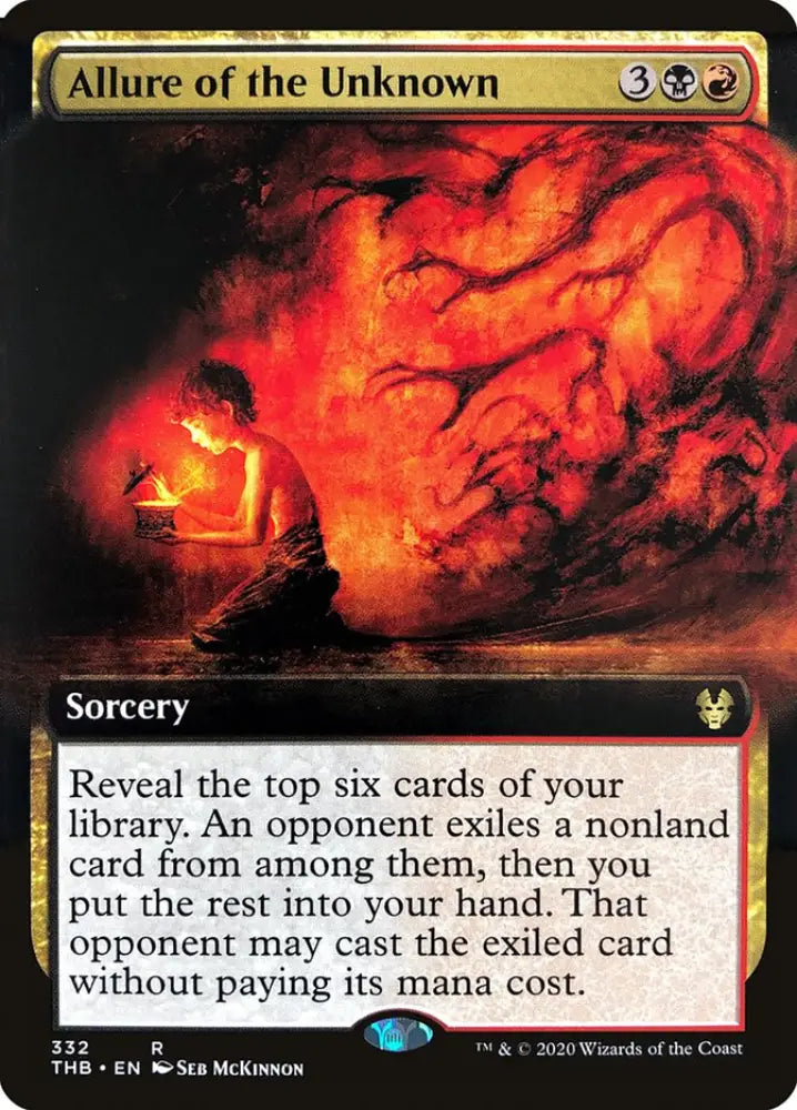 Allure of the Unknown (Extended Art) [Theros Beyond Death] - MTG Single