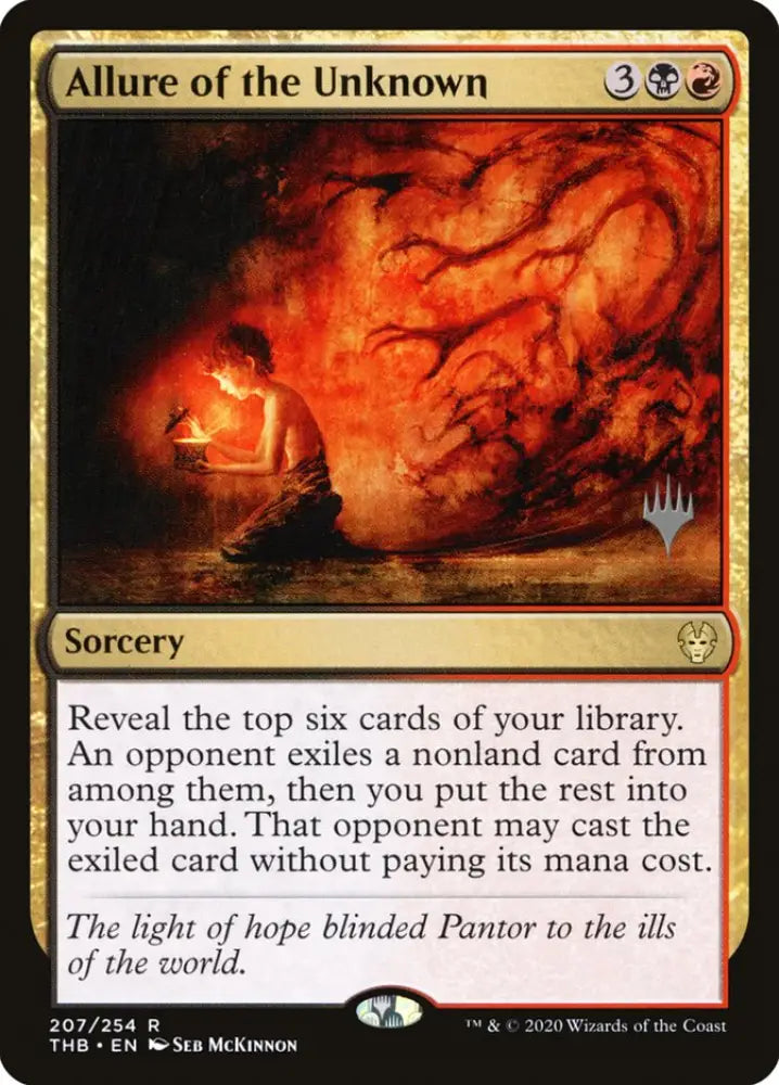 Allure of the Unknown (Promo Pack) [Theros Beyond Death Promos] - MTG Single