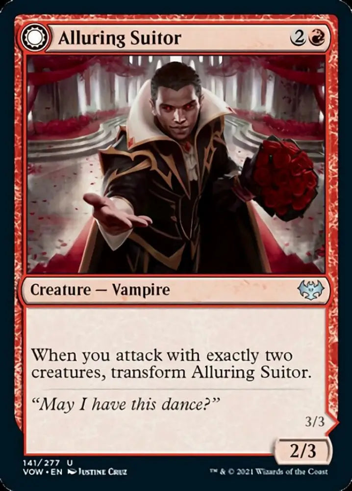 Alluring Suitor // Deadly Dancer [Innistrad: Crimson Vow] - MTG Single