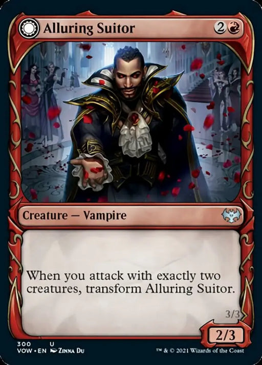 Alluring Suitor // Deadly Dancer (Showcase Fang Frame) [Innistrad: Crimson Vow] - MTG Single