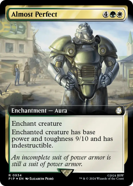 Almost Perfect (Extended Art) (Surge Foil) [Fallout] - MTG Single