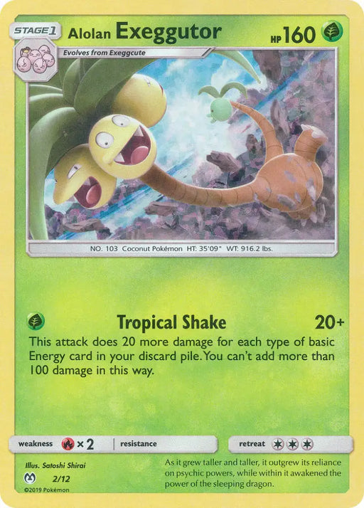 Alolan Exeggutor (2/12) [McDonald’s Promos: 2019 Collection] - Pokemon Single