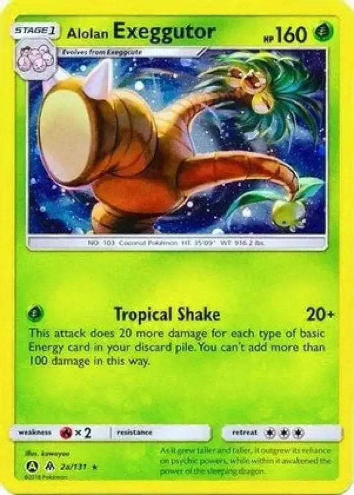 Alolan Exeggutor (2a/131) [Alternate Art Promos] - Pokemon Single