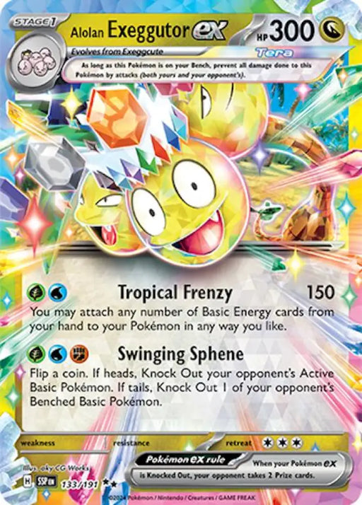 Alolan Exeggutor ex (133/191) [Scarlet & Violet: Surging Sparks] - Pokemon Single