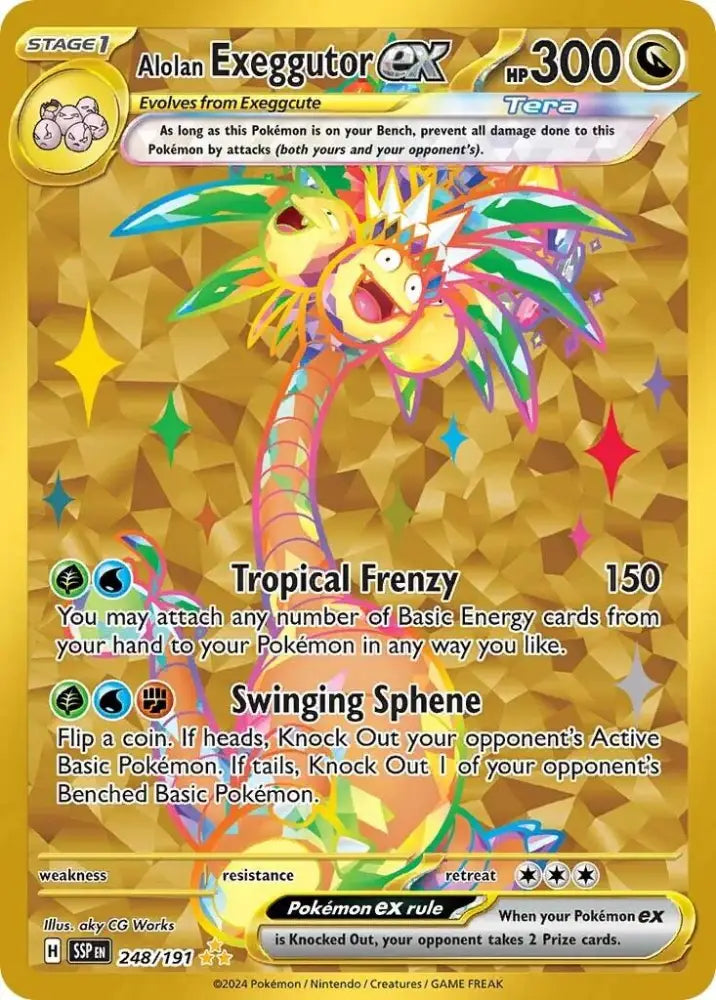 Alolan Exeggutor ex (248/191) [Scarlet & Violet: Surging Sparks] - Pokemon Single