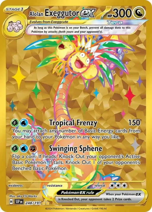 Alolan Exeggutor ex (248/191) [Scarlet & Violet: Surging Sparks] - Pokemon Single