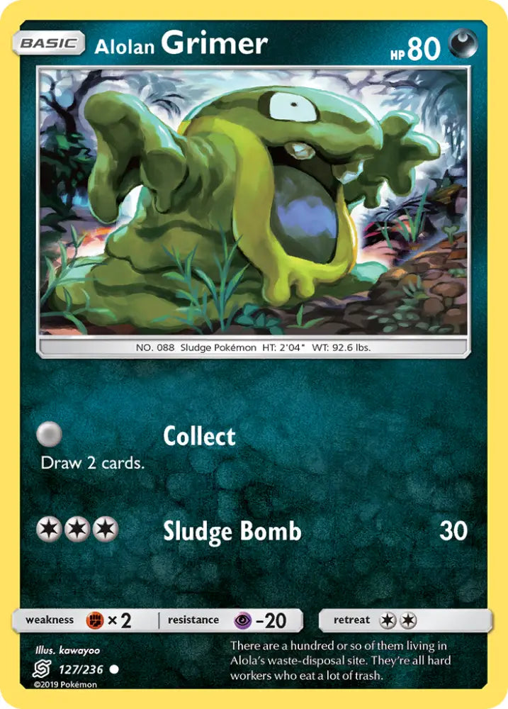 Alolan Grimer (127/236) [Sun & Moon: Unified Minds] - Pokemon Single