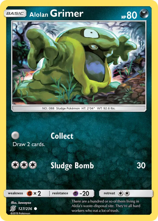 Alolan Grimer (127/236) [Sun & Moon: Unified Minds] - Pokemon Single