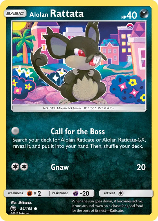 Alolan Rattata (84/168) [Sun & Moon: Celestial Storm] - Pokemon Single