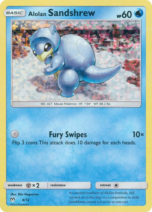 Alolan Sandshrew (4/12) [McDonald’s Promos: 2019 Collection] - Pokemon Single