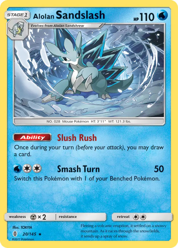 Alolan Sandslash (20/145) [Sun & Moon: Guardians Rising] - Pokemon Single
