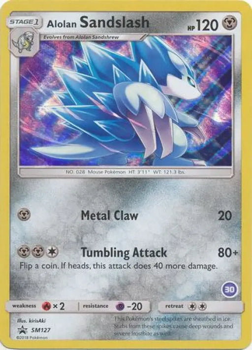 Alolan Sandslash (SM127) (Deck Exclusive #30) [Sun & Moon: Trainer Kit - Alolan Sandslash] - Pokemon Single