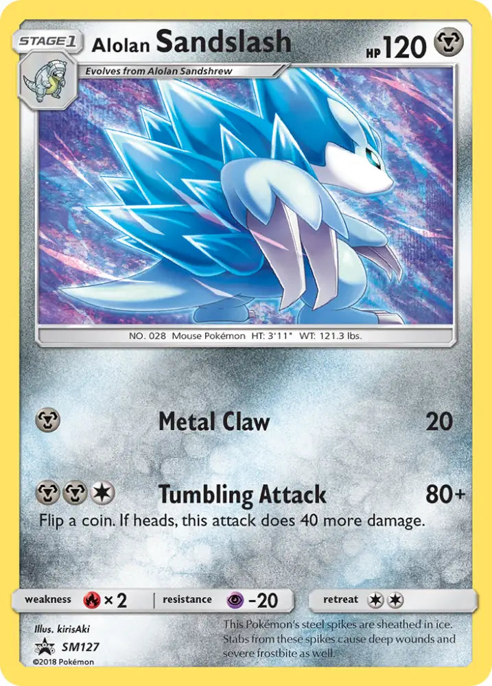 Alolan Sandslash (SM127) [Sun & Moon: Black Star Promos] - Pokemon Single