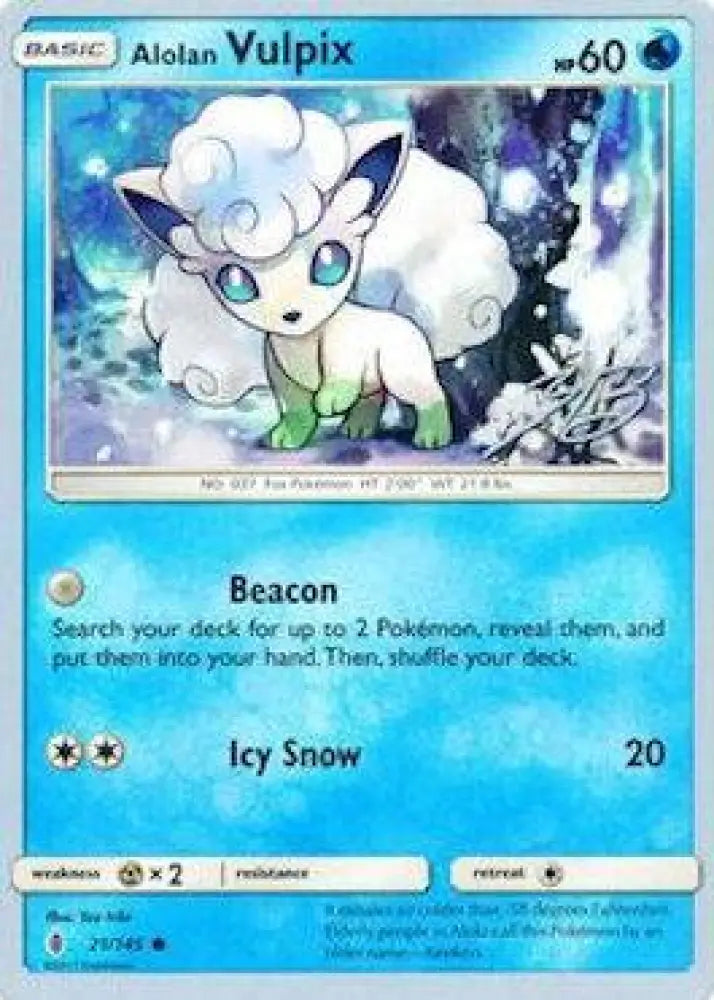 Alolan Vulpix (21/145) (Ice Path FTW - Zachary Bokhari) [World Championships 2017] - Pokemon Single