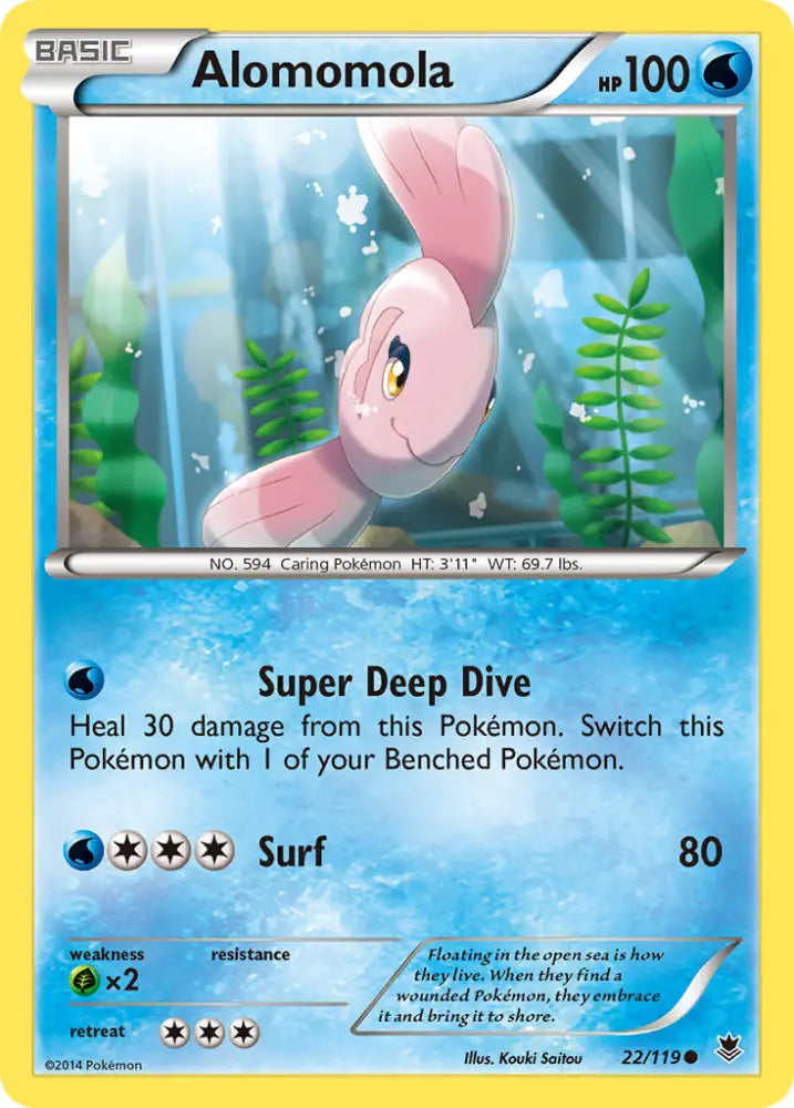 Alomomola (22/119) [XY: Phantom Forces] - Pokemon Single