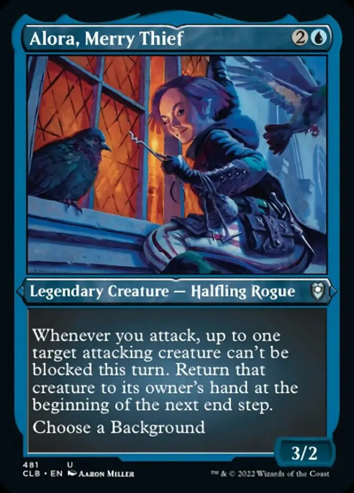 Alora Merry Thief (Foil Etched) [Commander Legends: Battle for Baldur’s Gate] - MTG Single