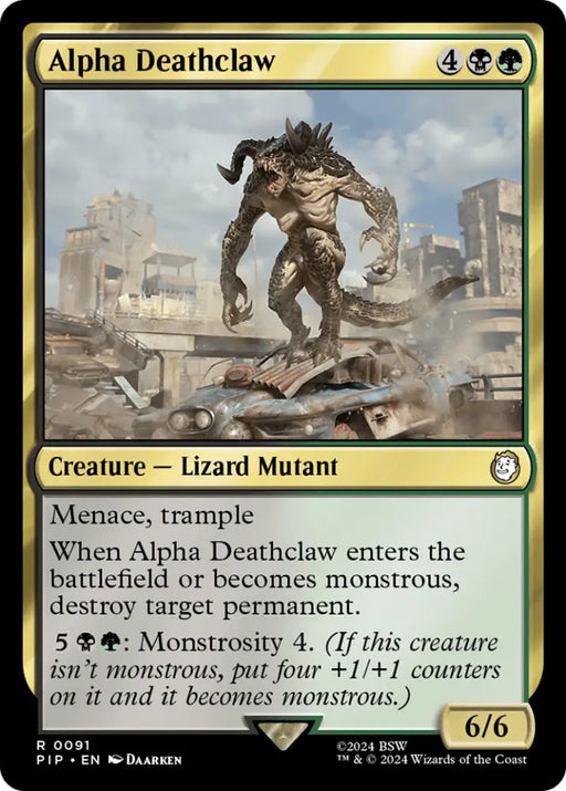 Alpha Deathclaw [Fallout] - MTG Single