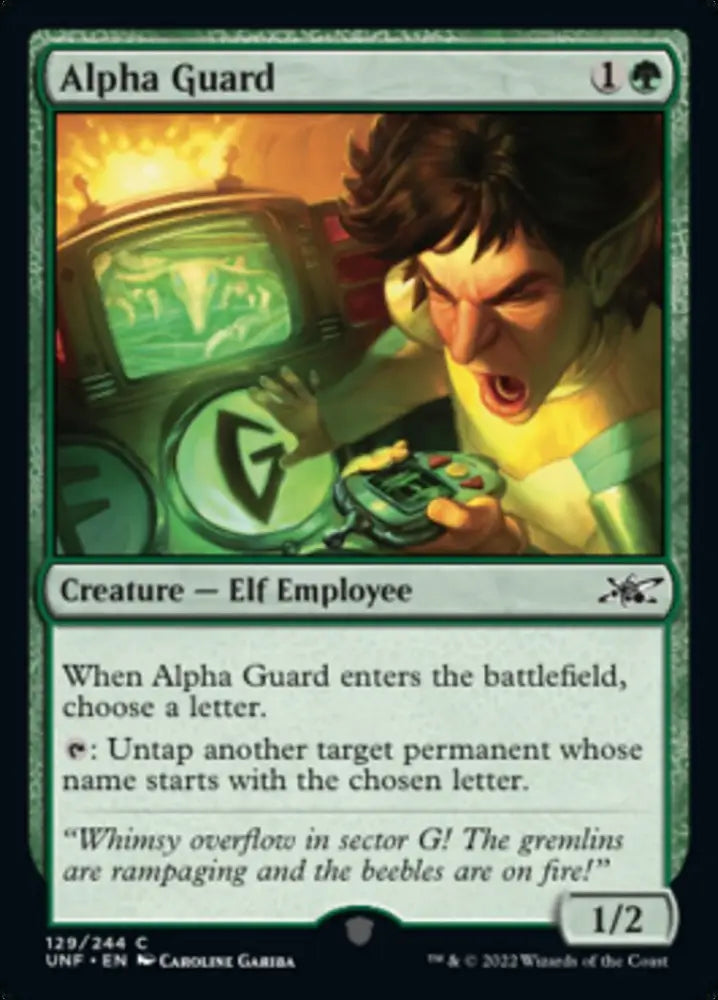 Alpha Guard [Unfinity] - MTG Single