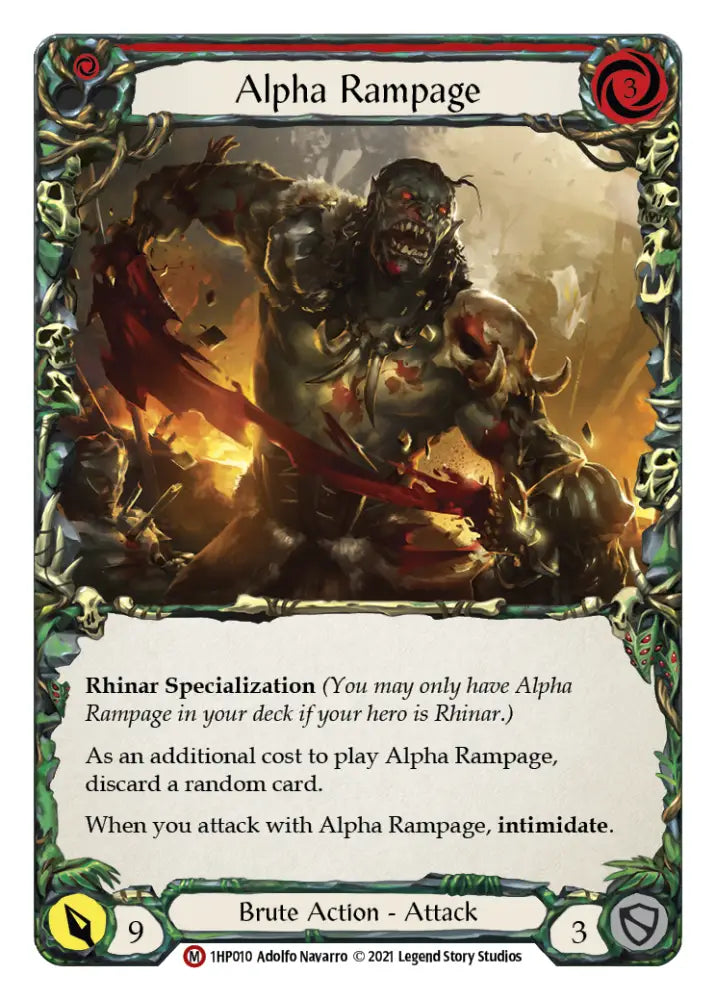 Alpha Rampage [1HP010] (History Pack 1) - Flesh And Blood Single