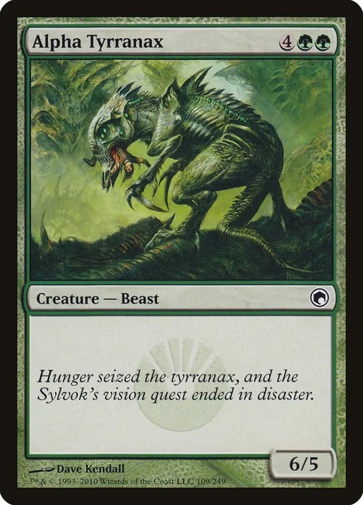Alpha Tyrranax [Scars of Mirrodin] - MTG Single
