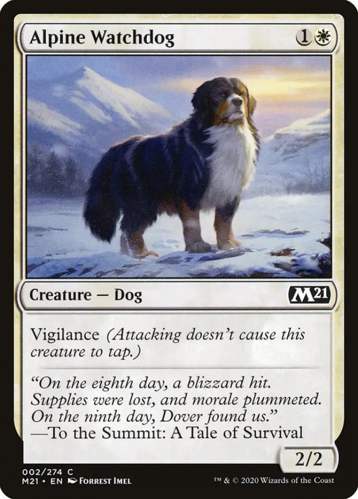 Alpine Watchdog [Core Set 2021] - MTG Single