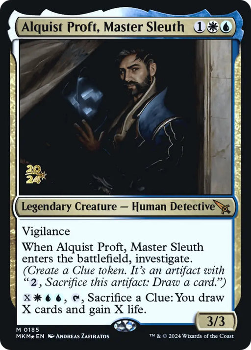 Alquist Proft Master Sleuth [Murders at Karlov Manor Prerelease Promos] - MTG Single