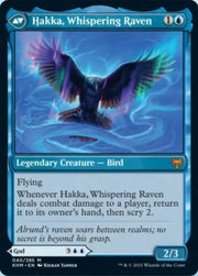 Alrund God of the Cosmos // Hakka Whispering Raven [Kaldheim] - MTG Single