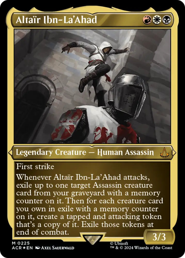 Altair Ibn-La’Ahad (Foil Etched) [Assassin’s Creed] - MTG Single